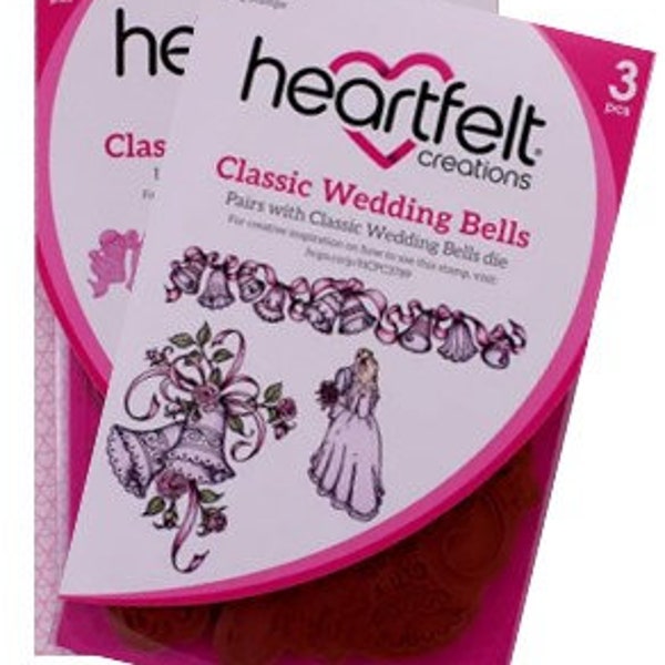 Bundle- Heartfelt Creations Classic Wedding Bells Stamp & Die Set