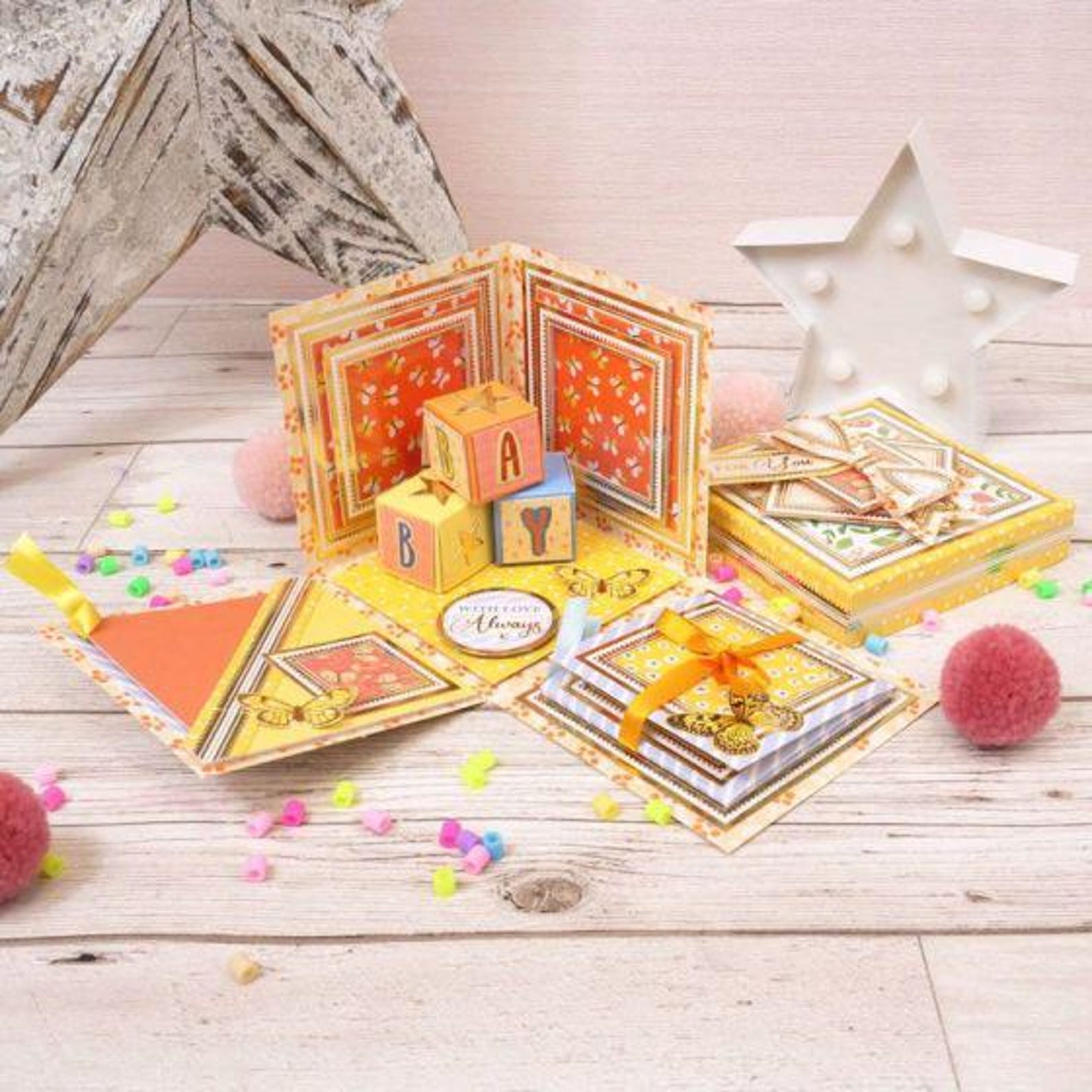 Exploding Match Crafts Hunkydory Crafts- Exploding Boxes Project Kit- Butterfly Box - Etsy