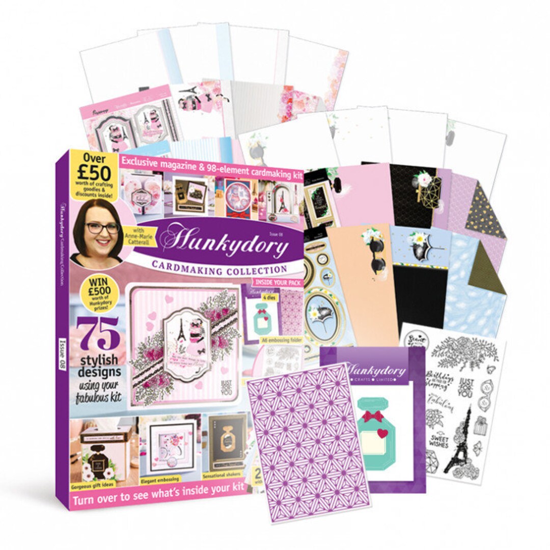Hunkydory Design Collection Box Magazine and Kit ISSUE 8 Etsy