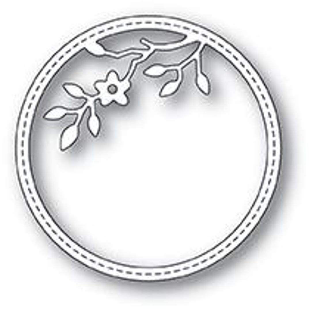 Memory Box Tree Blossom Stitched Circle Frame Die 99914 - Etsy