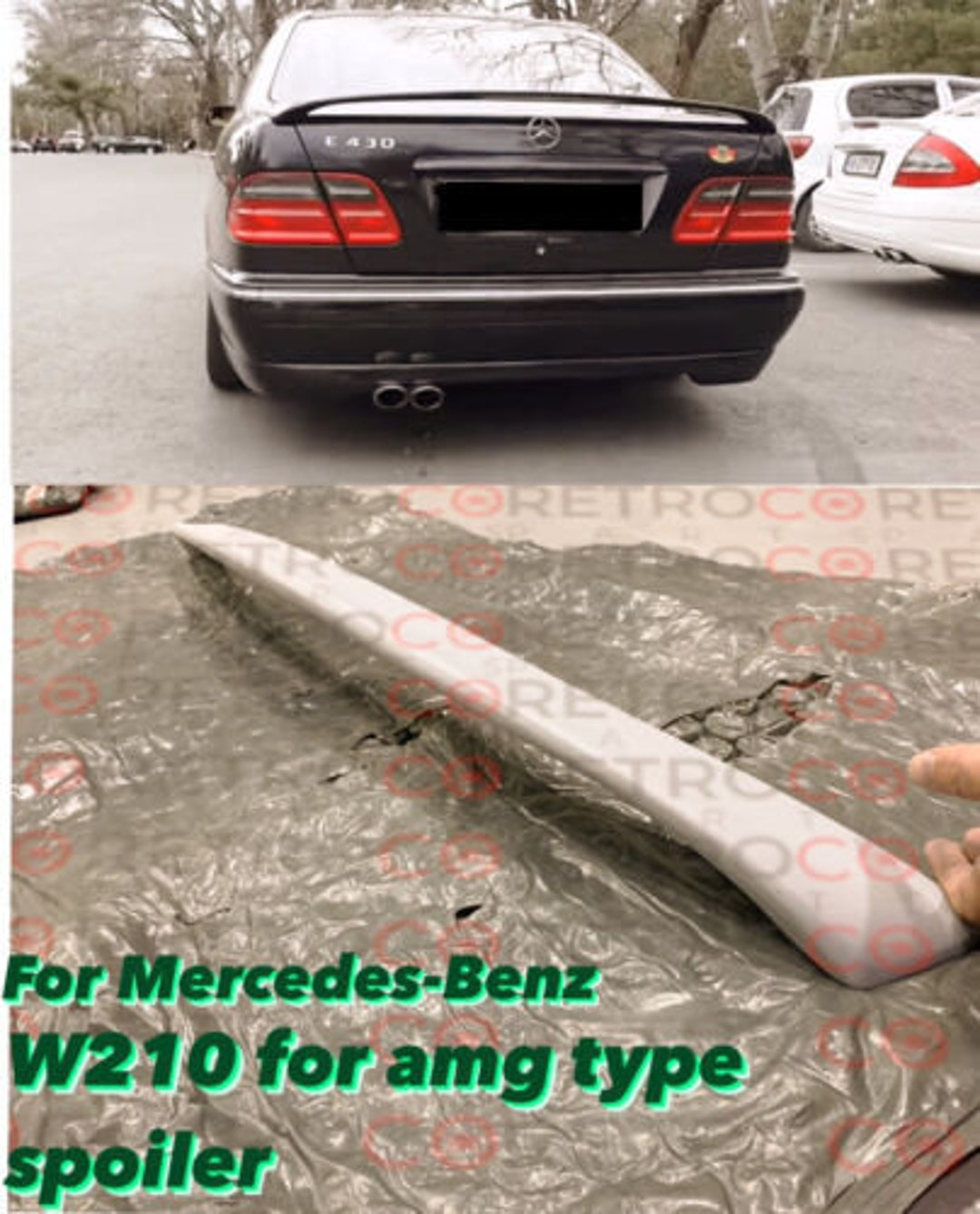 For Mercedesbenz W210 for Amg Spoiler Trunk E320 E55 E420 Etsy
