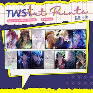 Twisted Wonderland Illustration Prints [VEON]