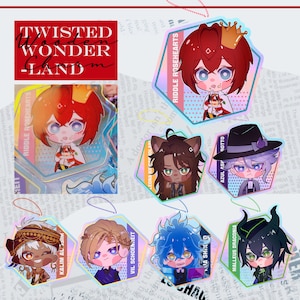 Twisted Wonderland Rainbowish Keychain [VEON]