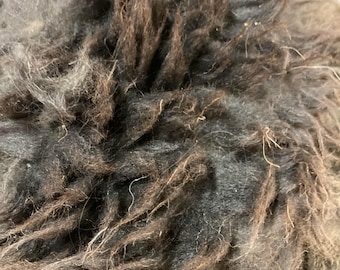 Raw Bay/Black Alpaca Fiber 1 pound