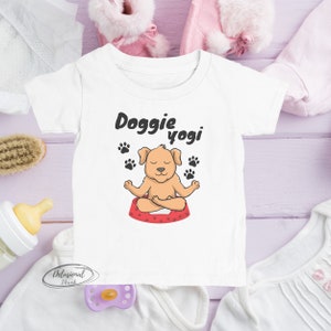Namaste Dog Yoga Onesie® / Yoga Onesie® / Funny Baby Onesie® / Yoga Baby Clothes / Baby Boy Clothes / Baby Girl Clothes / Baby Shower Gift