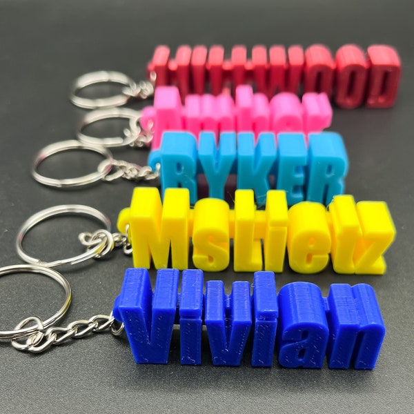 Personalized name Keychain / Personalized gift for mom / Personalised Keyring / Christmas Gift / tag name / custom name gifts /