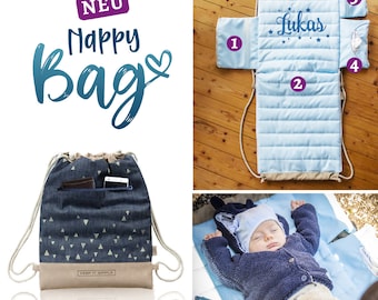 Patron de couture NAPPY-BAG avec instructions de couture / EBook (allemand)