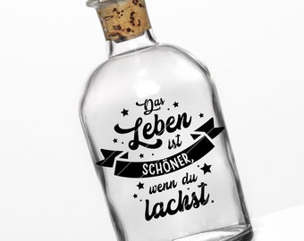 Plotterdatei "Das Leben ist schöner, ...", SVG-/DXF-Format