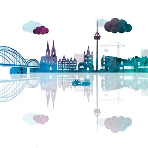 Plotter file &quot;Skyline KÖLN&quot;, SVG/DXF format