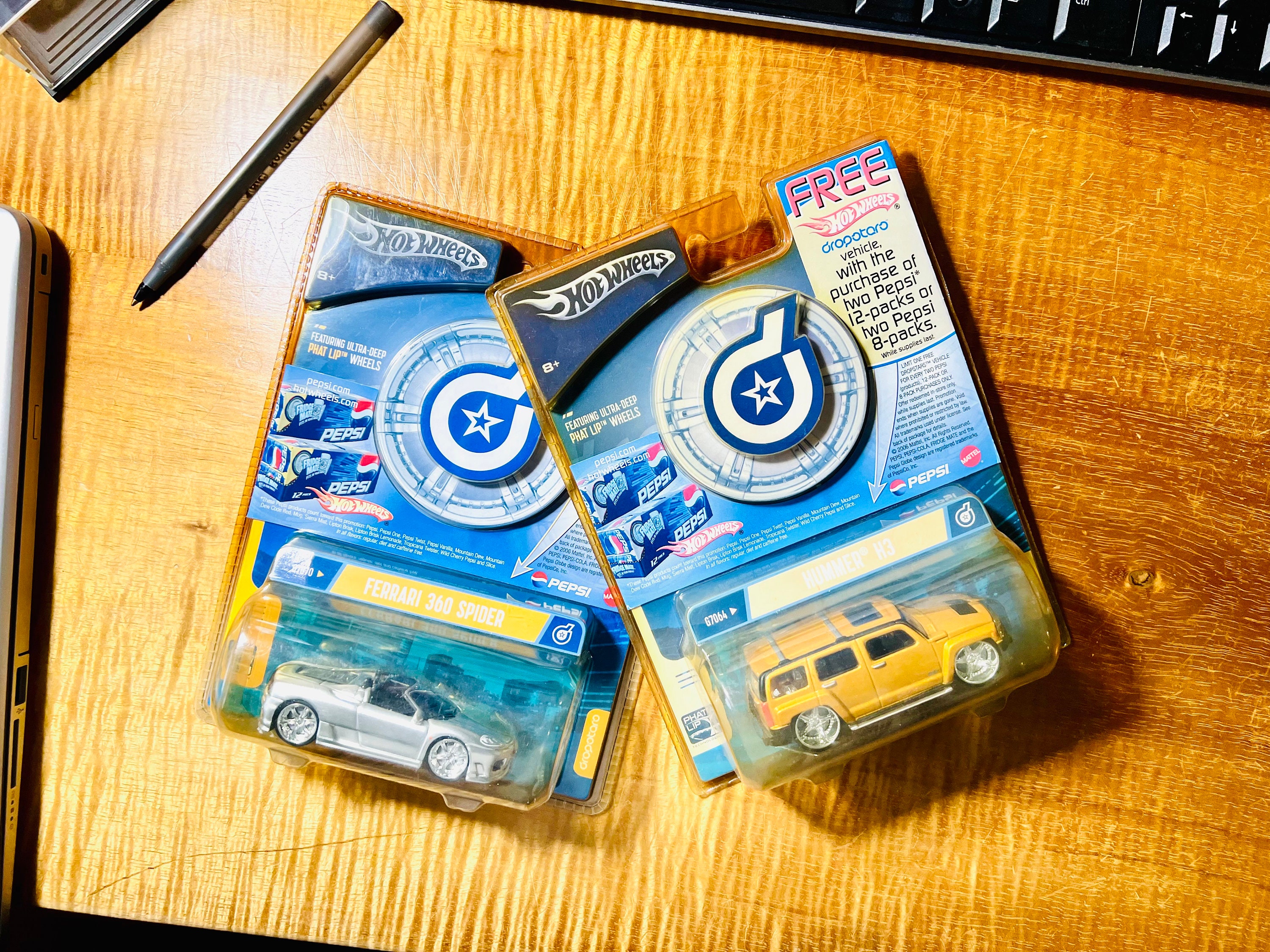 PAIR Vintage Hot Wheels Dropstars Dropotoro G7070 Ferrari