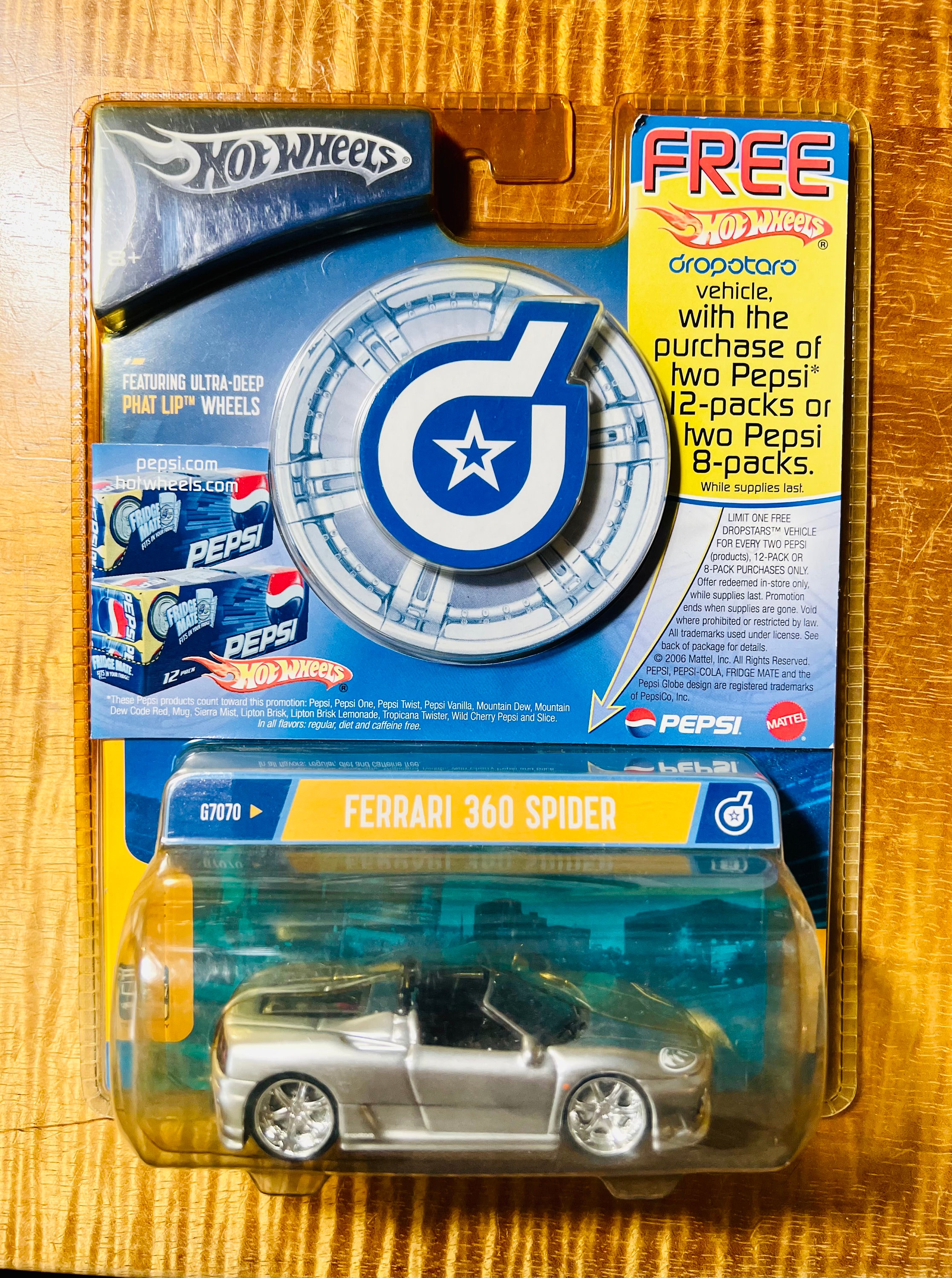 PAIR Vintage Hot Wheels Dropstars Dropotoro G7070 Ferrari