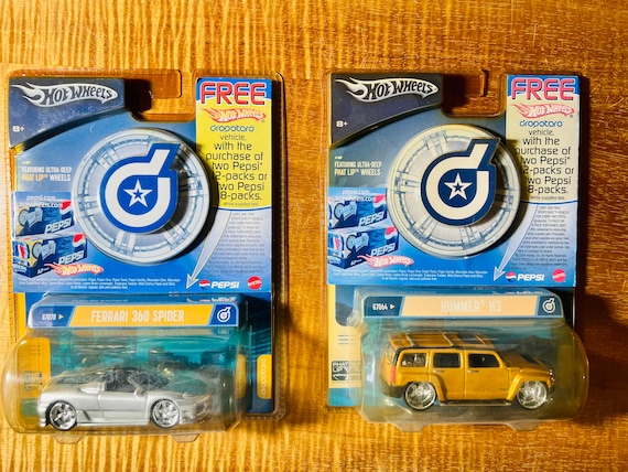 PAIR Vintage Hot Wheels Dropstars Dropotoro G7070 Ferrari 360