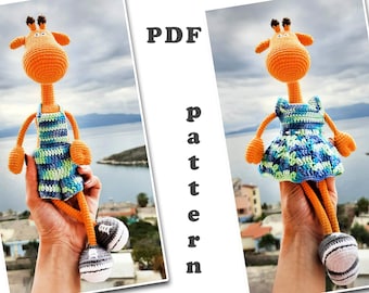 Crochet giraffe Amigurumi PDF pattern