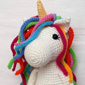 Amigurumi pattern for beginners Crochet unicorn image 3
