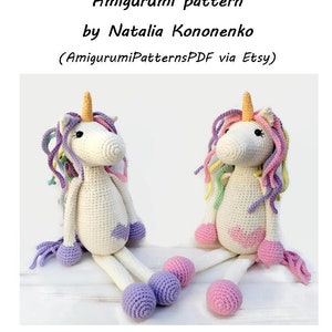 Amigurumi pattern for beginners Crochet unicorn image 5