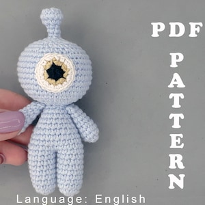 Amigurumi pattern for beginner Crochet alien