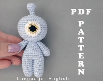 Amigurumi pattern for beginner Crochet alien