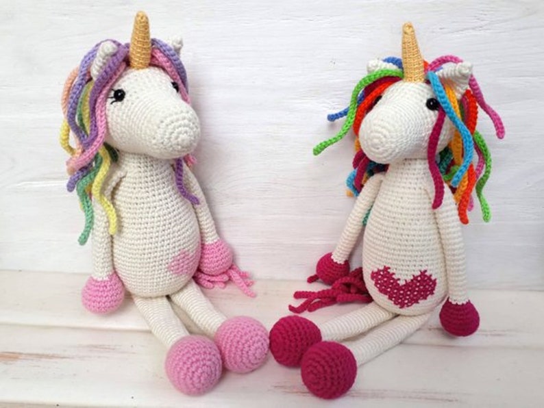 Amigurumi pattern for beginners Crochet unicorn image 6
