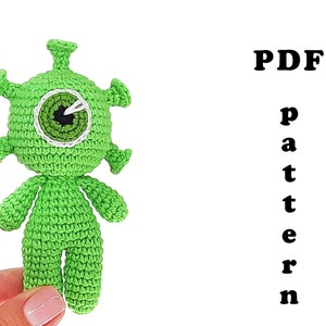 Amigurumi pattern for beginner Crochet alien