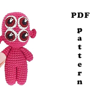 Amigurumi pattern for beginner Crochet tiny alien