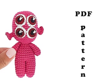 Amigurumi pattern for beginner Crochet tiny alien