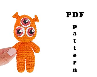 Amigurumi pattern for beginner Crochet tiny alien