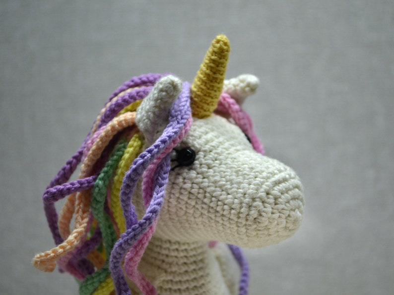 Amigurumi pattern for beginners Crochet unicorn image 8