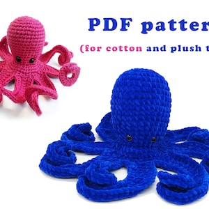 Crochet octopus Amigurumi pattern