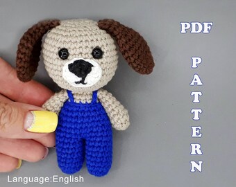 Beginner amigurumi pattern Crochet puppy Tiny dog