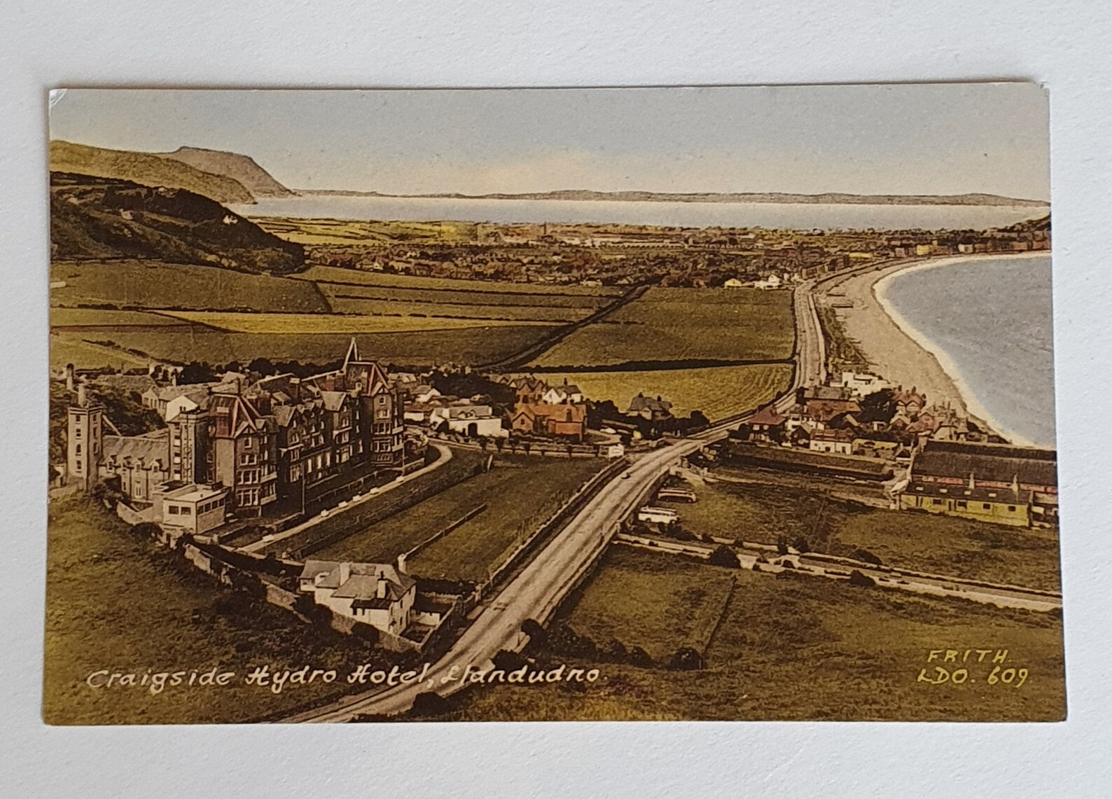 Craigside Hydro Hotel Llandudno Vintage Framed Postcard Etsy