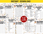 Halloween Game Bundle, Halloween Game Printable, Halloween Party Games, Halloween Activity Printable, 12 Halloween Games, Instant Download Il_170x135