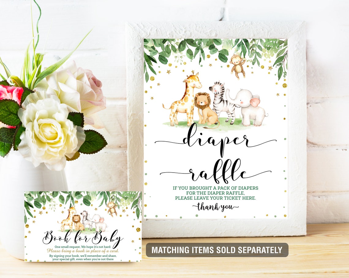 Safari Baby Shower Invitation Animal Safari Invitation Baby Etsy