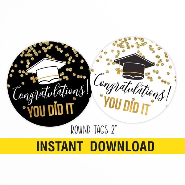 Congratulations Grad Tag,Graduation Gift Tags, 2023 Graduation Tags, Graduation Class Of 2023 Favor Tag, Graduation Tag, Instant Download