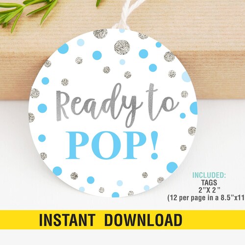 Rainbow Ready to Pop Stickers Popcorn Labels Printable Boho - Etsy