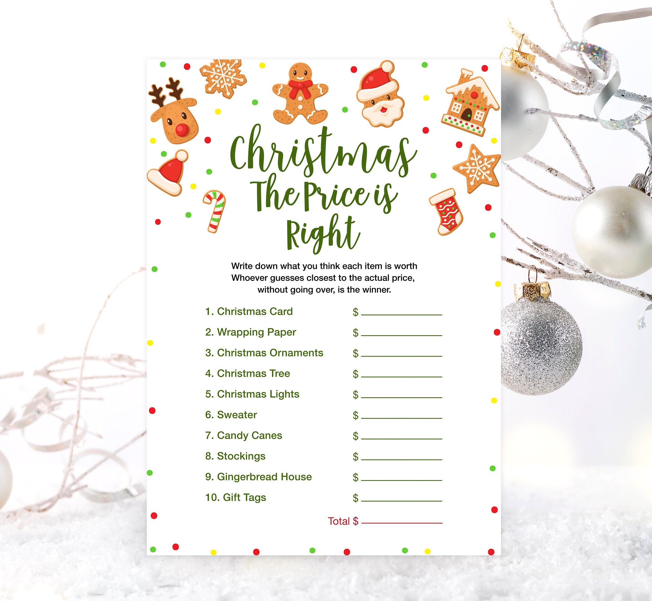 Christmas What's Your Santa Name Game, Pack of 1 Sign and 30 Name Tag  Stickers, Christmas Party Games, Christmas Decorations, Xmas Holiday Party