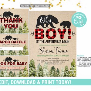 Lumberjack Cupcake Toppers Editable,cupcake Toppers, Buffalo Plaid ...