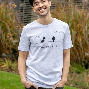 Dino Game Unisex T-Shirt image 1