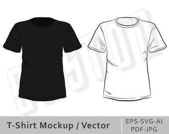 Download T Shirt Vector Etsy