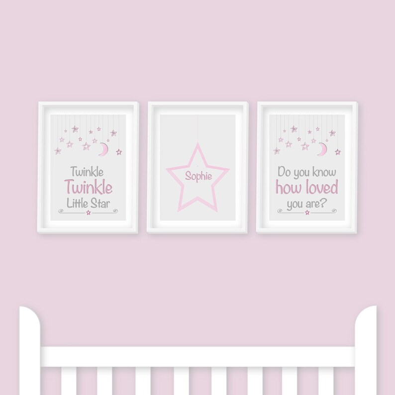 twinkle twinkle little star wall art