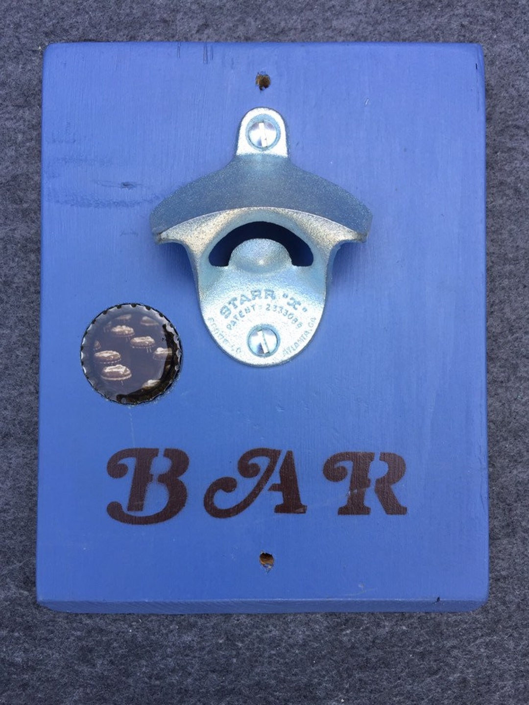 Wall Mounted Bottle Opener BAR Etsy