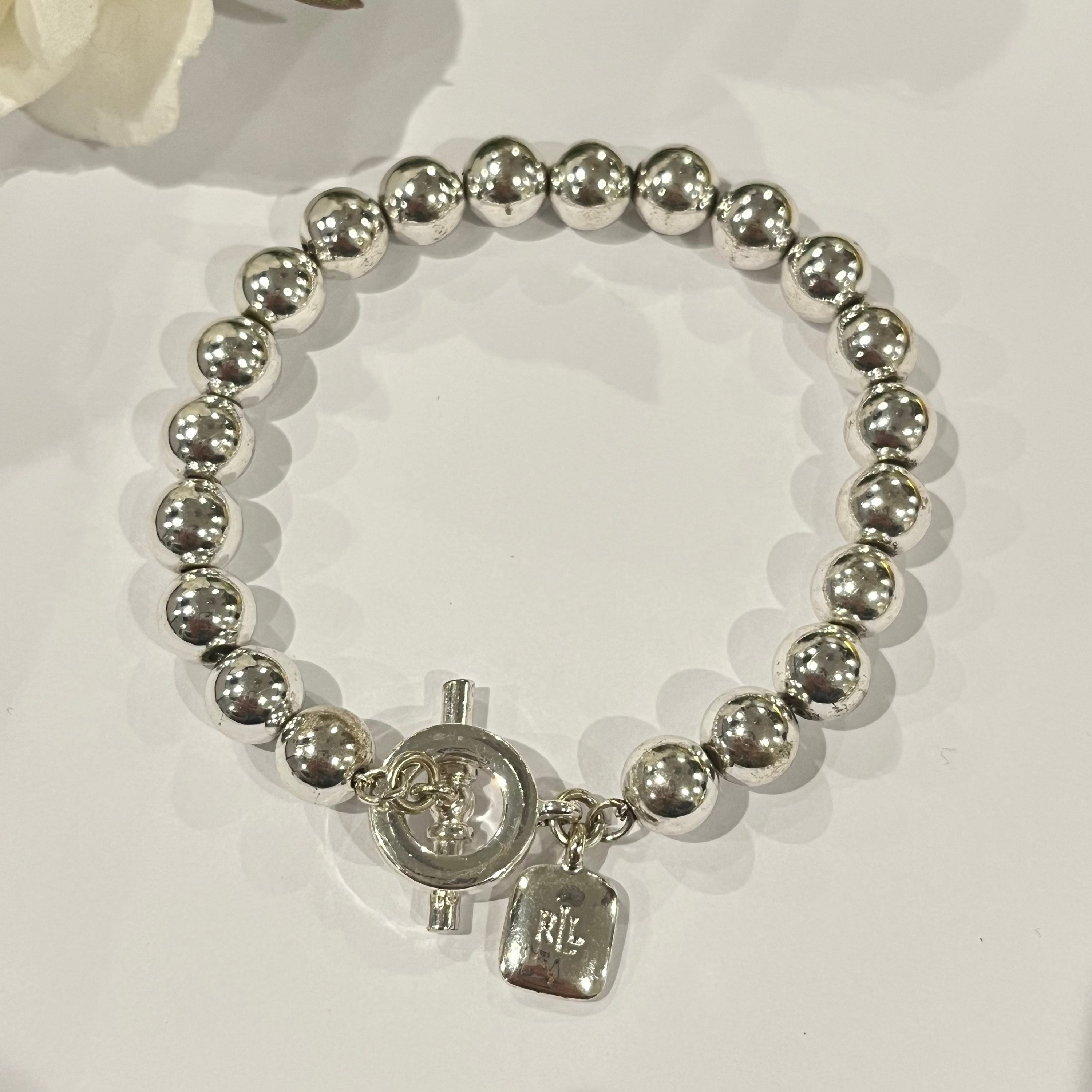 アクセサリー Polo Ralph Lauren 90s Silver Bracelet 全国通販】VINTGE 90s POLO RALPH LAUREN