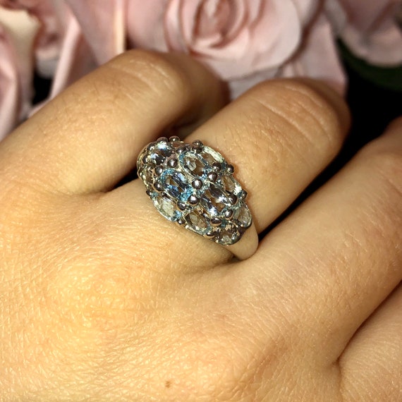 Qvc store topaz rings