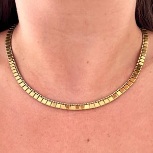 Monet 1980s Gold Plated 17 Inch Chain Necklace