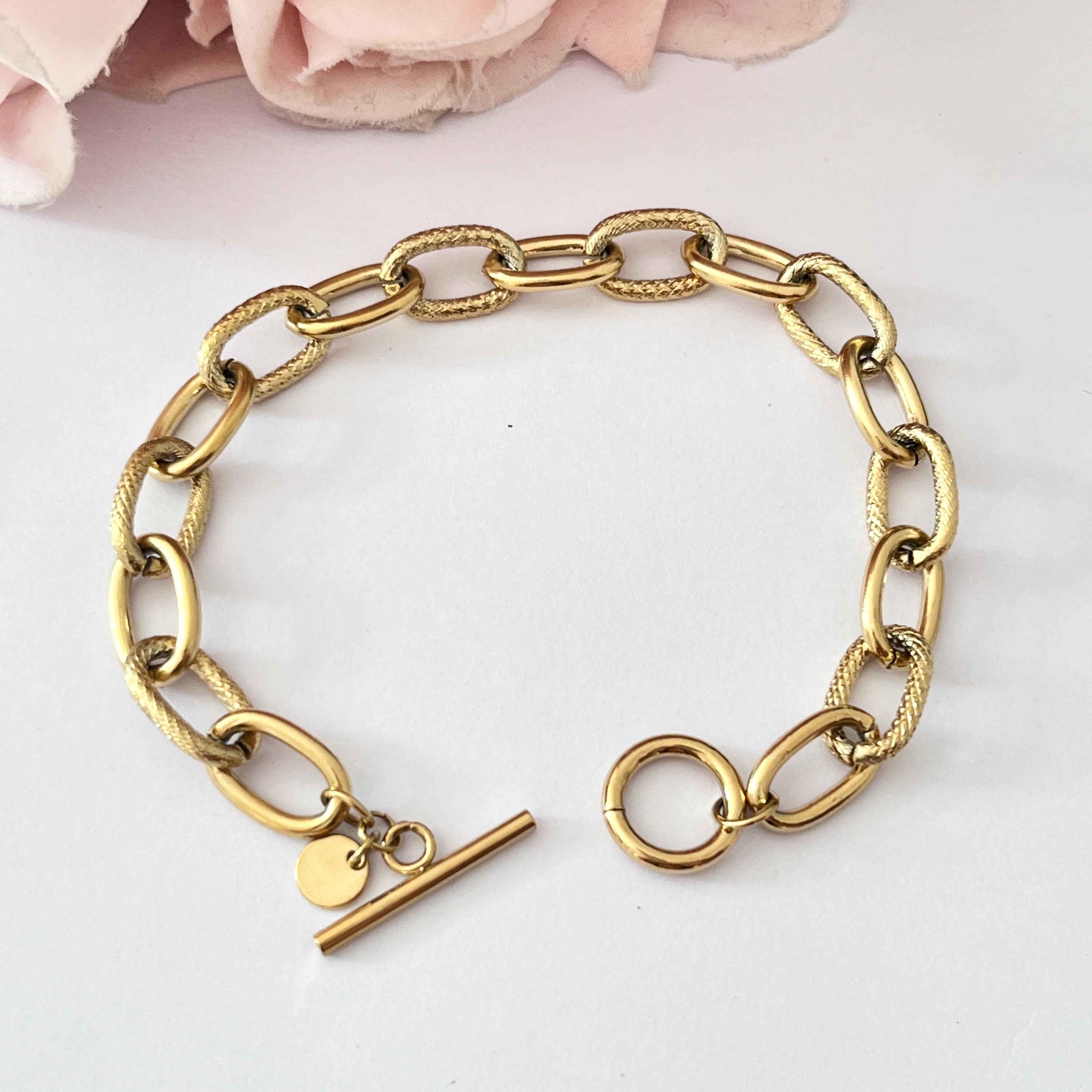 ★VINTAGE HOLLYWOOD★送料込み★Matte Classic Chain Bracelet $_57.JPG?set_id=880000500F