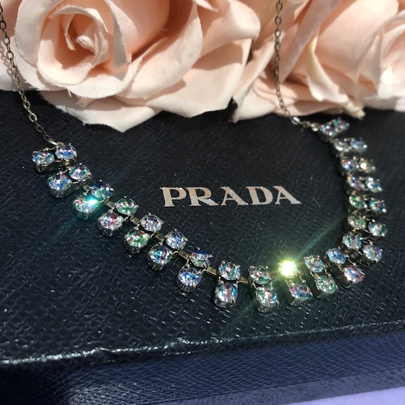 1930s Iris Crystal Rainbow and Diamanté Sparkly Bl