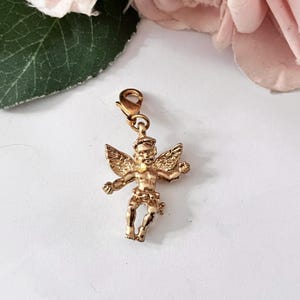 Kirks Folly Gold Plated Cherub Angel Charm