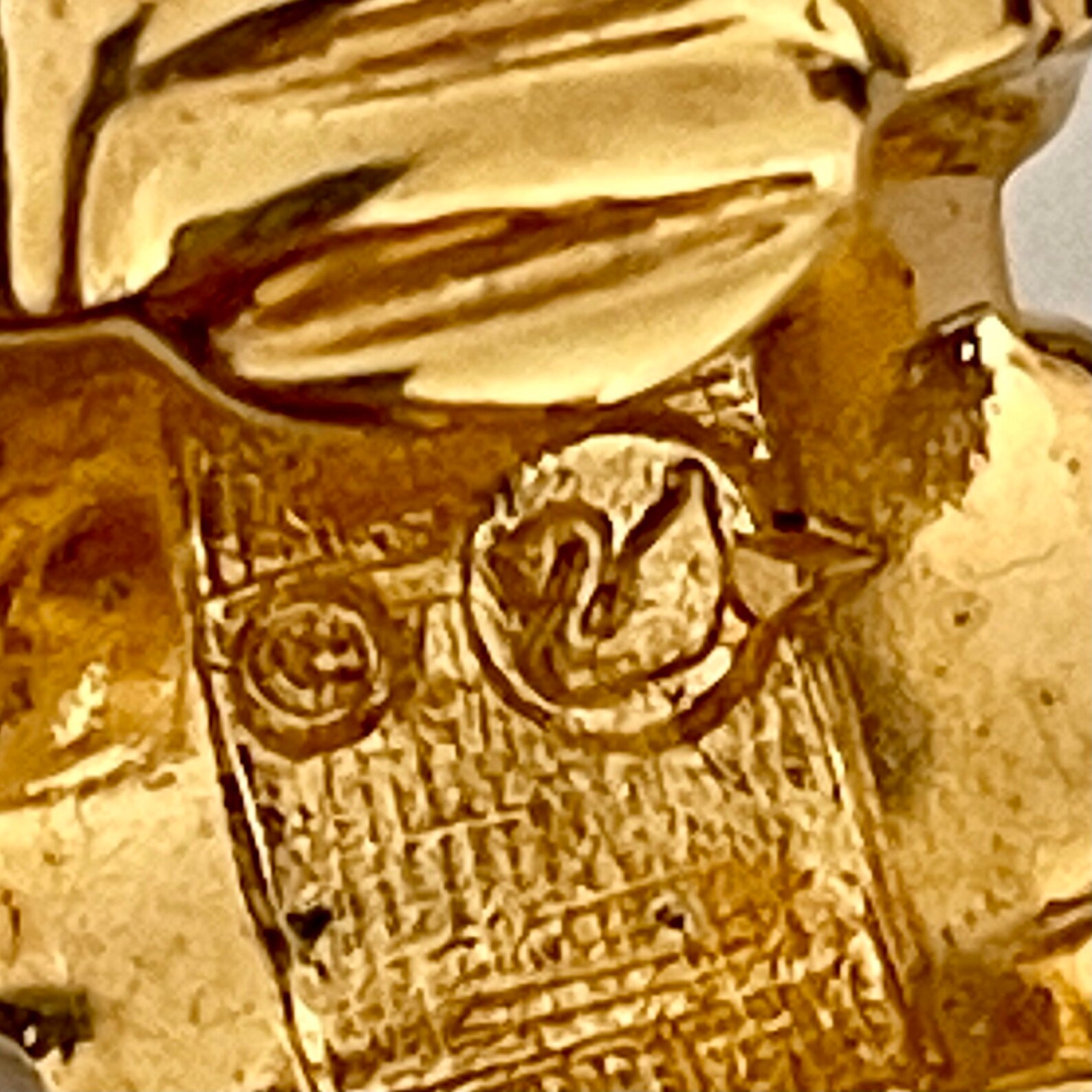 1990s Swarovski Gold Plated Swan Mark Sparkly Crystal Clip on Etsy UK