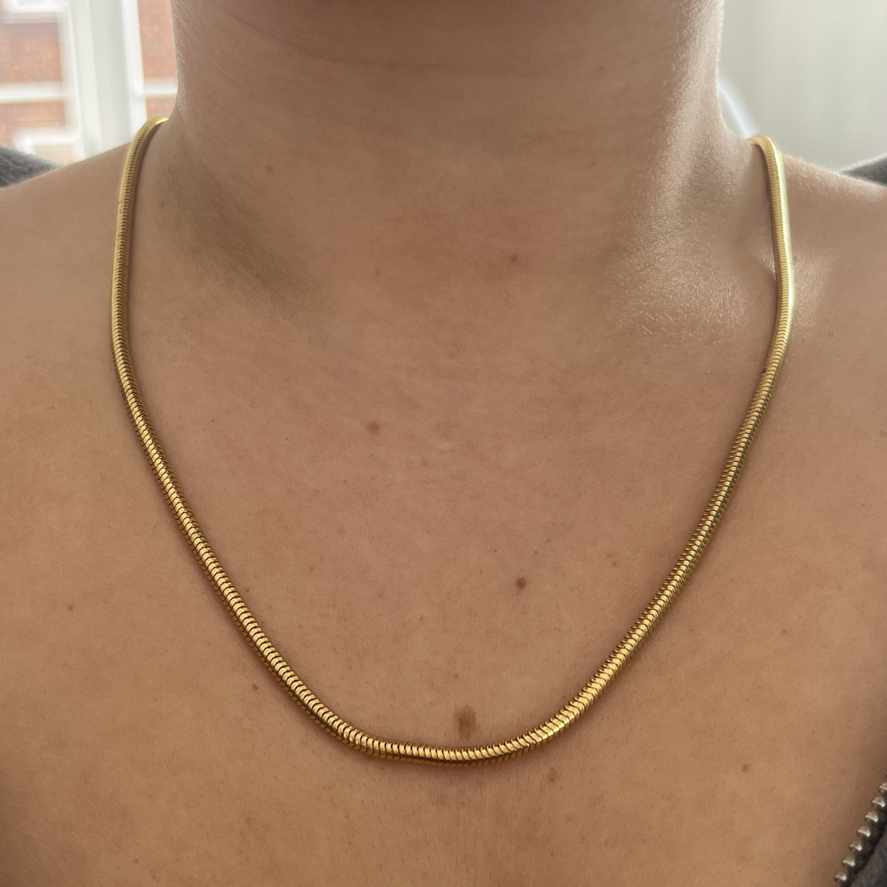 1980s Gold Plated 24.5 Inch Chain Necklace - Etsy