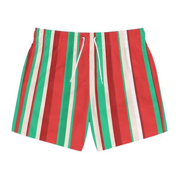 Christmas Swim Trunks for Men Etsy