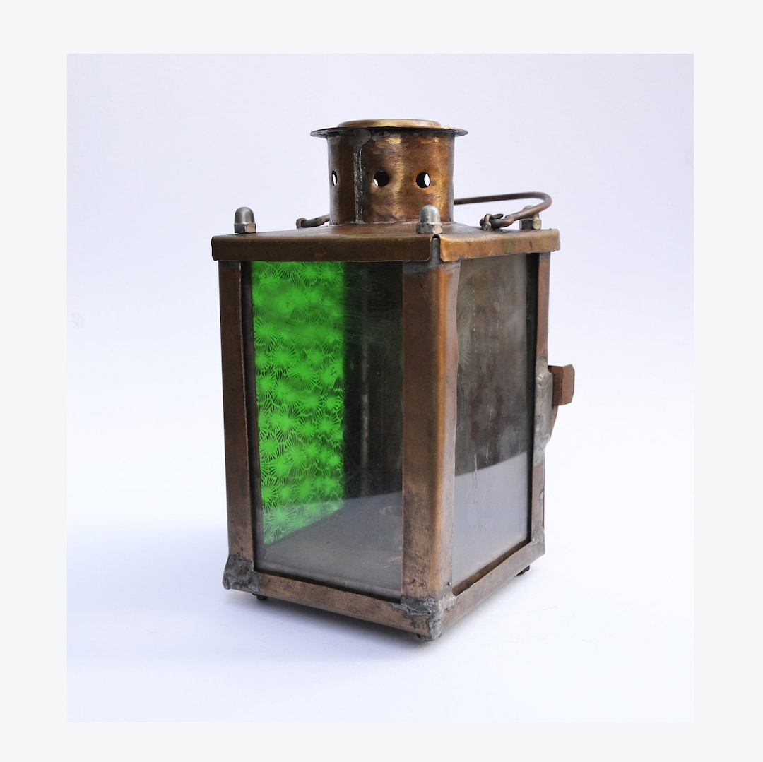 Vintage Candle Lantern Brass Lantern Handmade Etsy